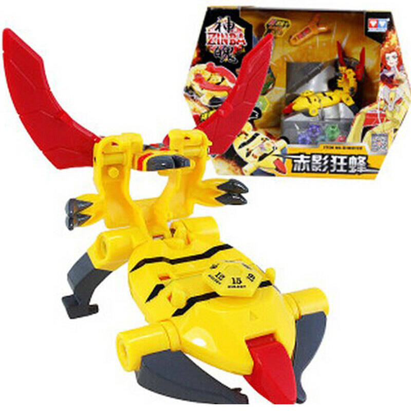 奥迪双钻auldey 神魄变形对战机器人 商超版 赤影狂蜂618017c 赤影