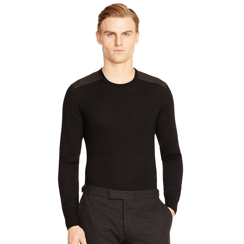 polo ralph lauren/拉夫劳伦 高端黑标系列 男士长袖羊毛衫67830746