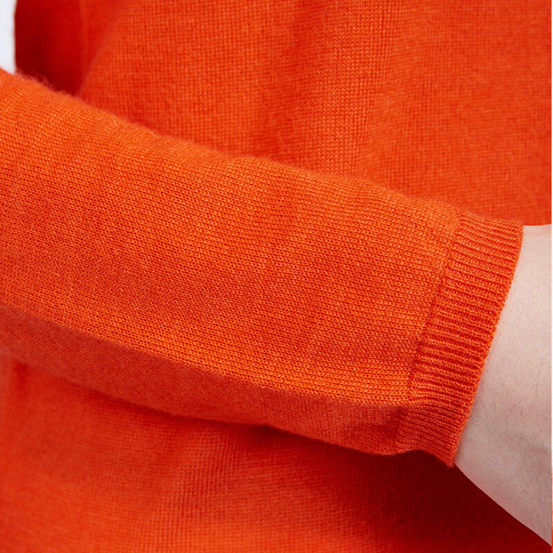 哥弟舒适亲肤纯羊毛百搭空调衫790003 亮橙 l(4码)