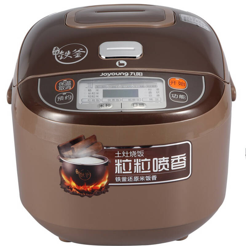 九阳(joyoung)jyf-i40fs68铁釜ih电饭煲3.1斤智能电饭锅4l(土灶铁釜)