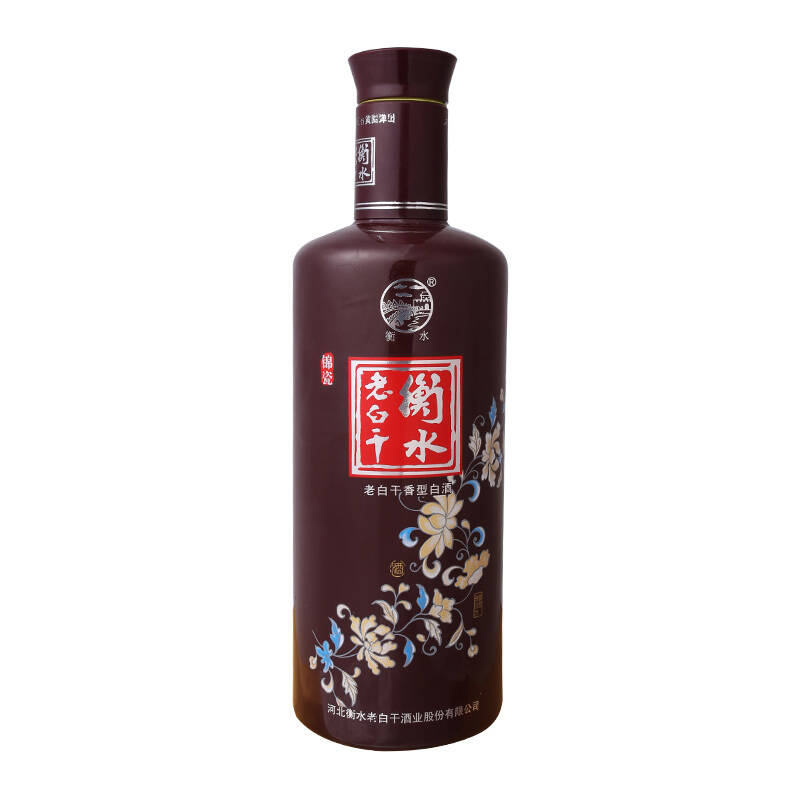 衡水老白乾 錦瓷 52度 500ml*6瓶/箱 老白乾香型 國產白酒整箱裝