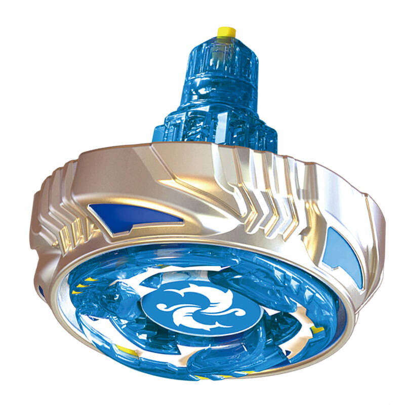 创想超绝版魔幻陀螺 驭星对战陀螺套装儿童玩具 单只超绝-灭魂飞鲨