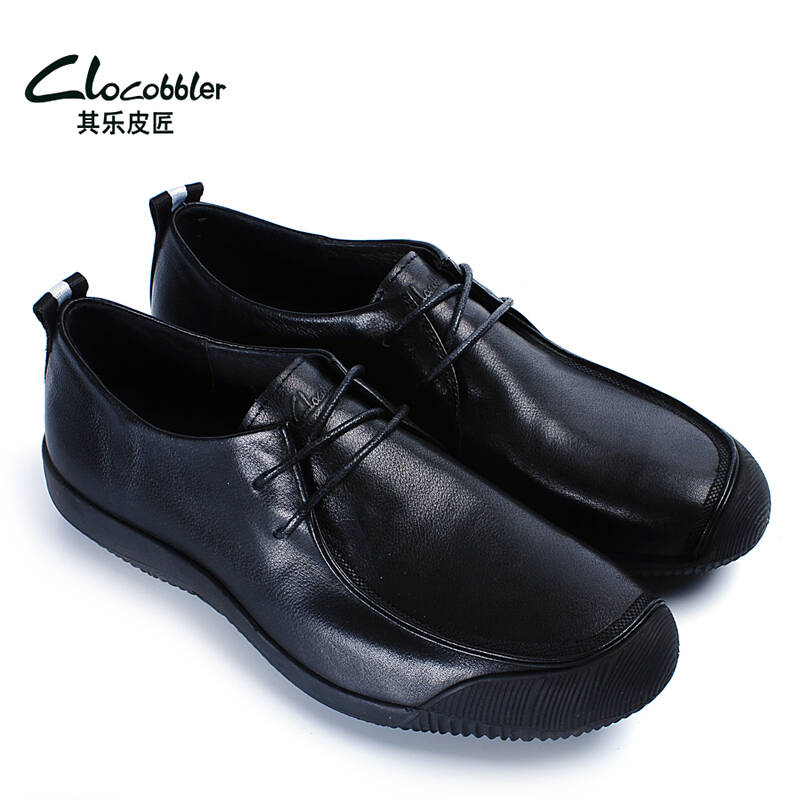 其乐皮匠2016春季新款男鞋英伦商务休闲鞋皮鞋韩版青年男士系带软面皮