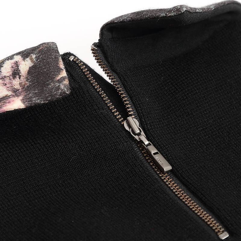 雅迪斯artis女装商场同款 经典黑长袖针织衫372321-37311 如图 m