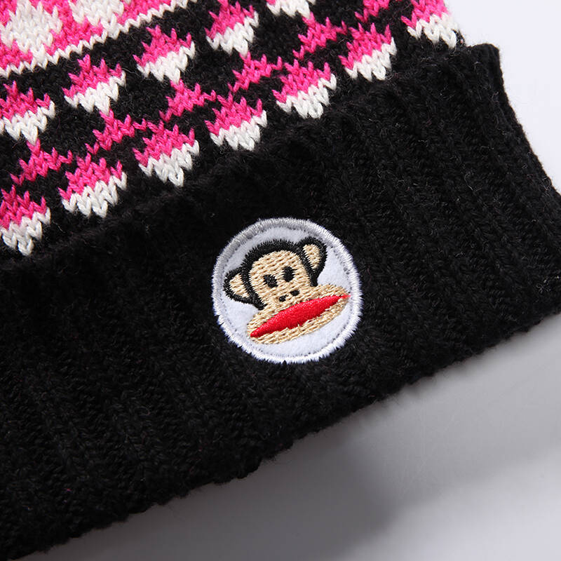 大嘴猴paulfrank2015秋冬新款女式针织帽 花色 均码