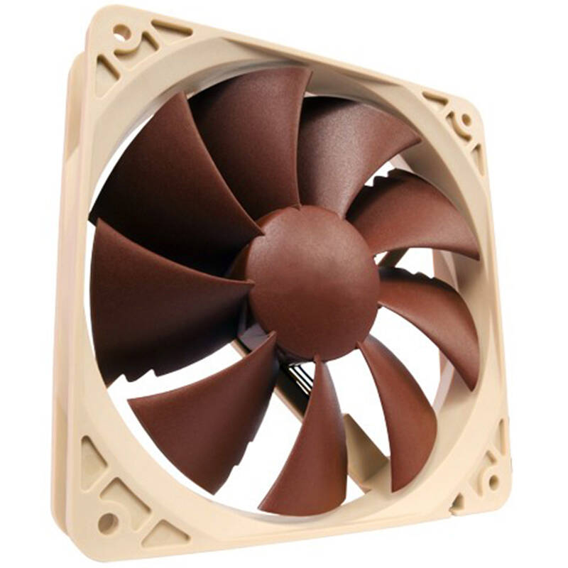 猫头鹰(noctua)nf-p12 pwm 12cm风扇 (温控/4pin风扇/机箱cpu冷排风扇