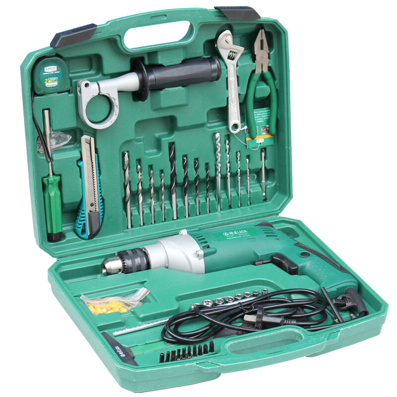 老a (laoa) 电动工具810w家用多功能冲击钻 手电钻 套装 盒装 塑盒