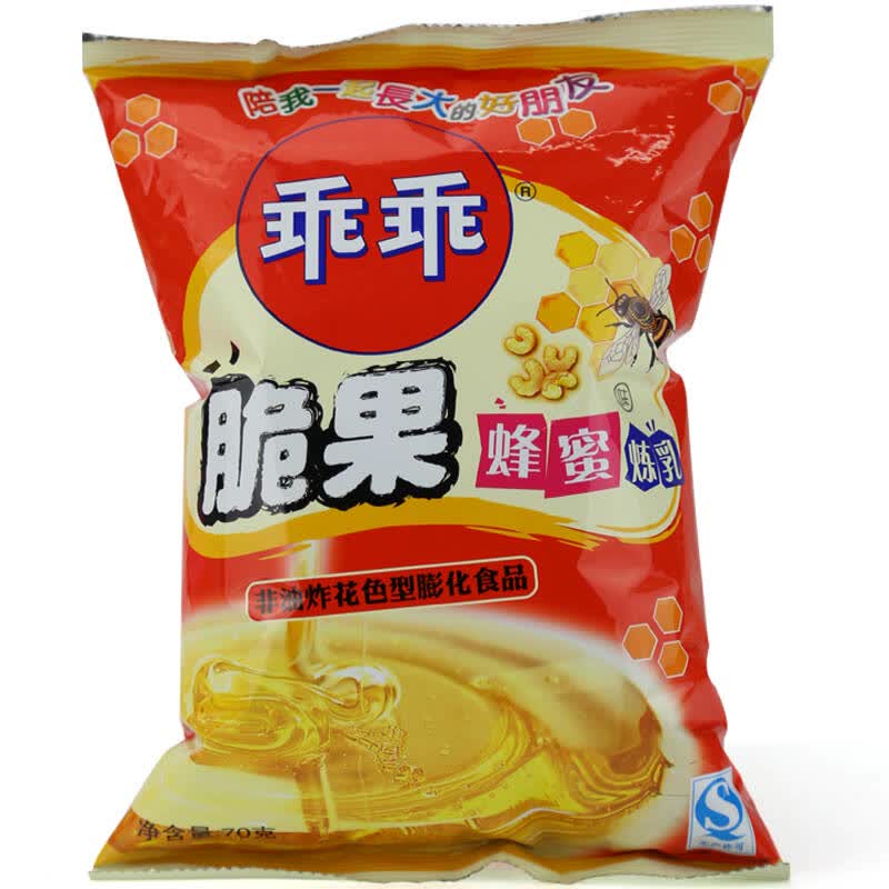 乖乖脆果炼乳膨化零食品 70g 蜂蜜炼乳味