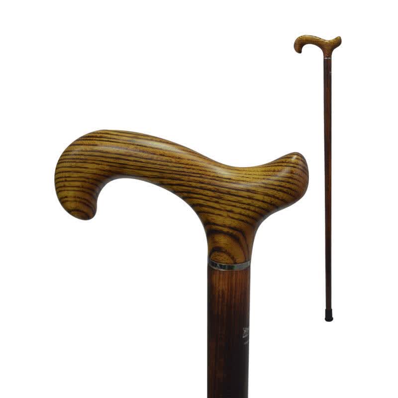 【关爱】德国进口嘉仕卓木制拐杖 高档老人实木手杖 辅助助行绅士拐