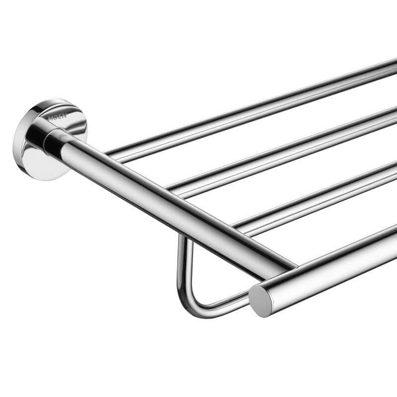 摩恩(moen) acc13bd03 全铜镀铬优质浴室五金挂件三件套装 浴巾架