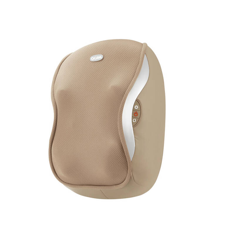 奥佳华按摩器按摩靠垫按摩枕2108大摩王3d劲肩腰部 棕色