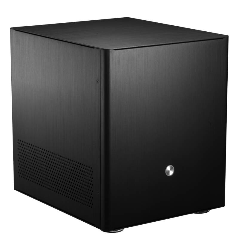 乔思伯(jonsbo)v4 黑色 mini-matx机箱(支持matx主板/全铝机箱/atx