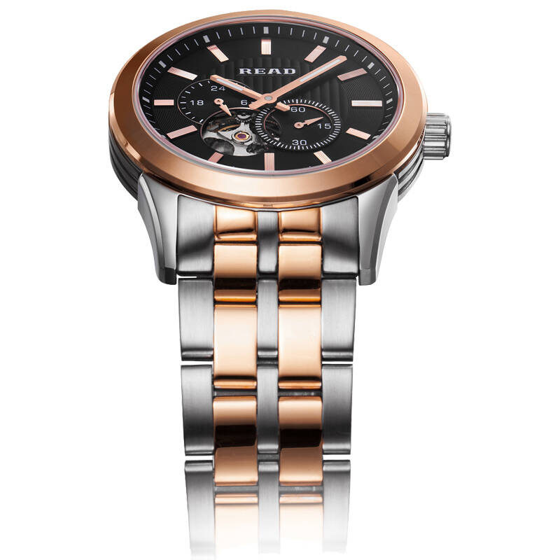 锐力(read)手表 时尚全自动机械表男表商务男士手表女士手表防水镂空