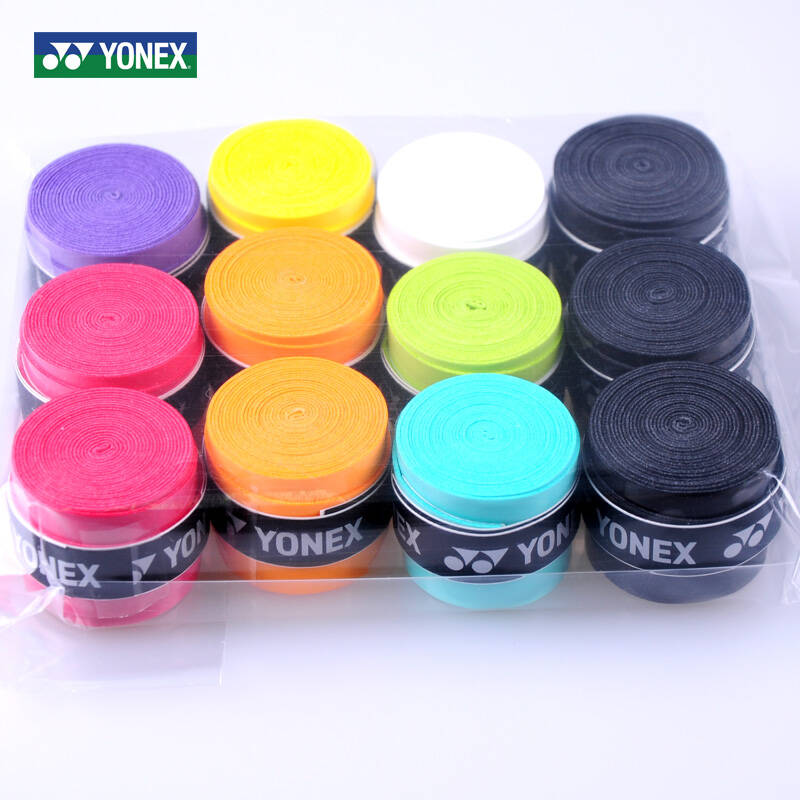 yy羽毛球拍手胶吸汗带网球拍 3条装ac102c 橙色102t 陶菲克限量版