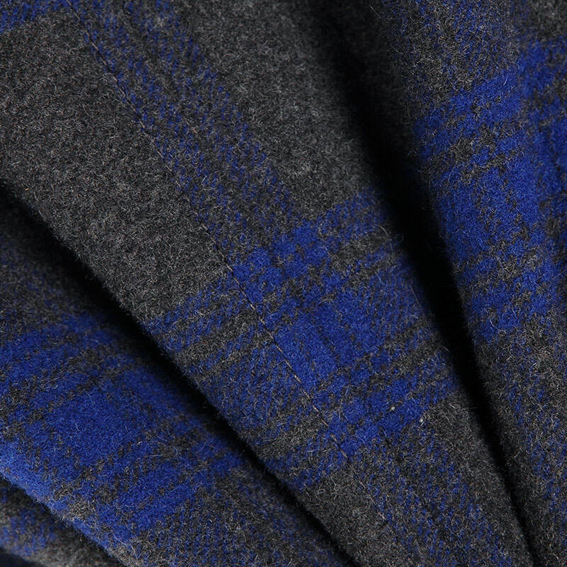 圣迪奥 sdeer 2015冬装新款女双排扣连帽棉衣 深钴蓝 l