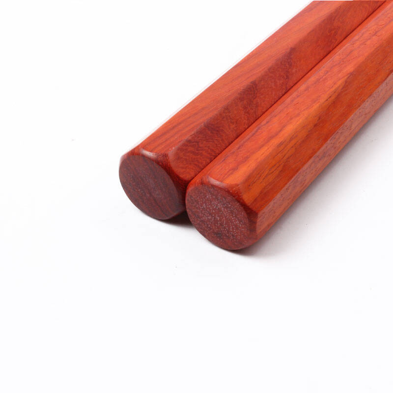 龙动力 花梨木双节棍 八棱圆形美式实木双截棍 进口