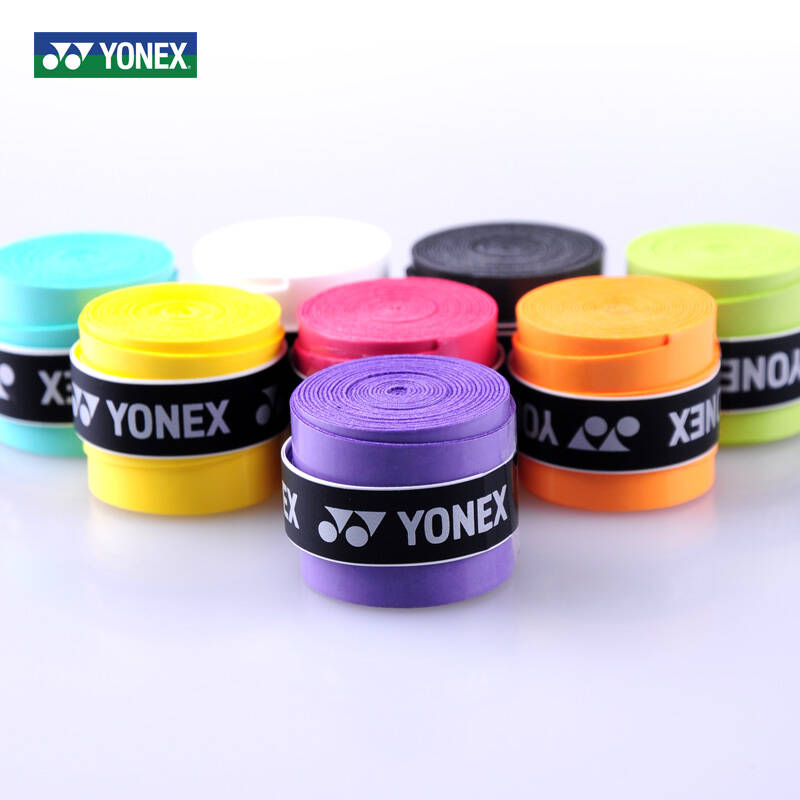 yy羽毛球拍手胶吸汗带网球拍 3条装ac102c 橙色102t 陶菲克限量版