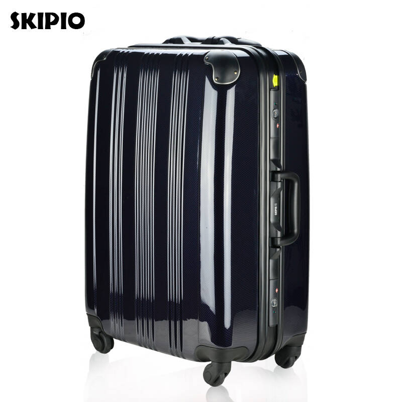 日本skipio品牌拉杆箱大容量超轻耐磨万向轮铝框旅行箱行李箱硬箱tsa
