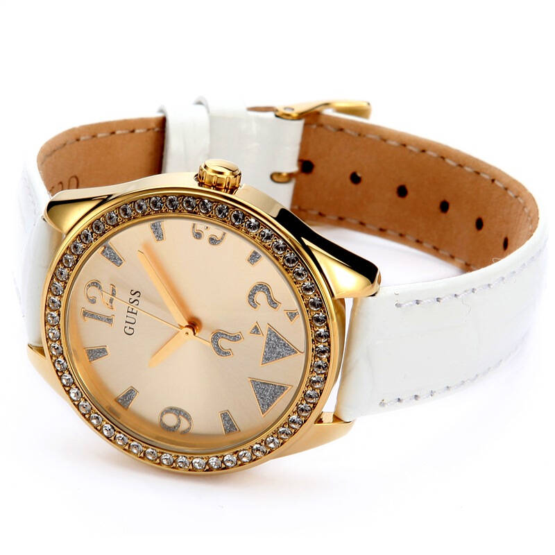 盖尔斯(guess)手表迷你标志系列点缀气质个性石英女表w0402l1