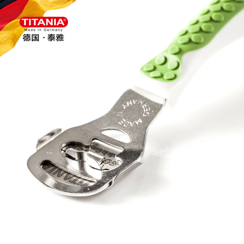 德国原装进口 泰雅titania 炫彩去死皮刀/修脚刀 3038/10b  双面脚锉