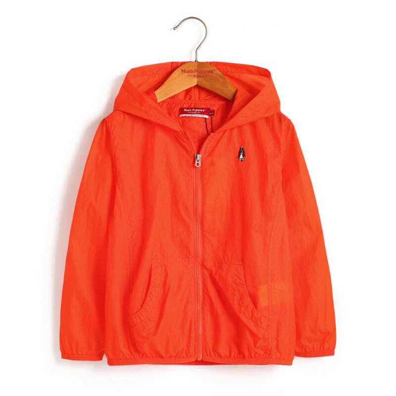 hush puppies暇步士童装男童防晒衣夏装新款男童糖果色防晒上衣外套