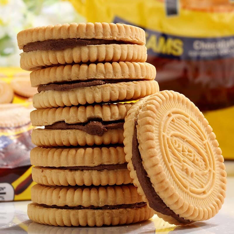 菲律宾进口 培思巧克力夹心饼干300克