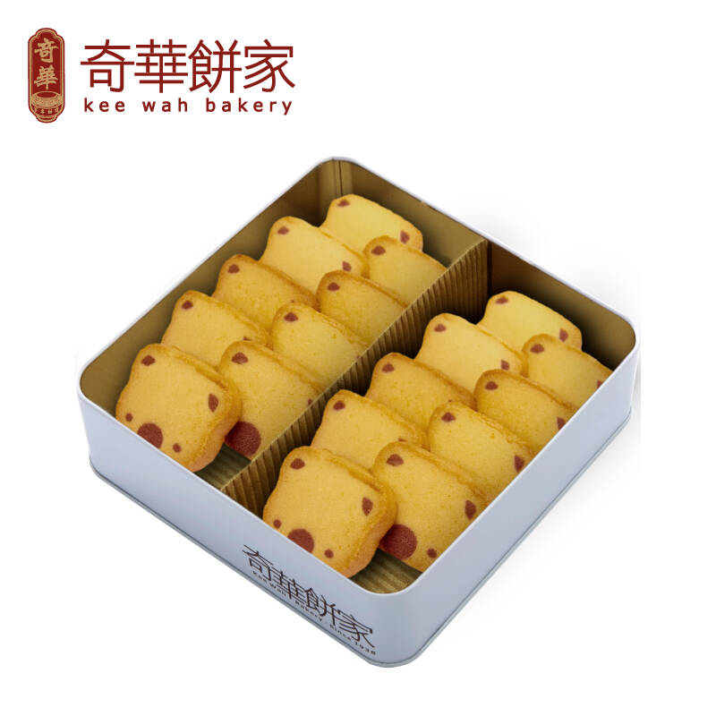 香港【奇华饼家】 树熊曲奇饼干 巧克力味铁盒装198g进口零食饼干