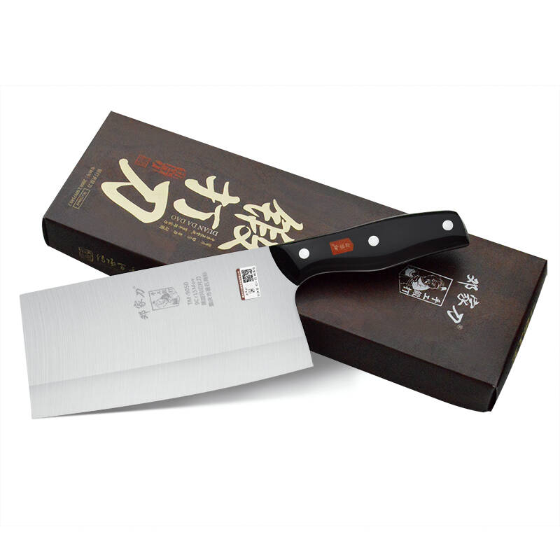 邓家刀 菜刀切刀 高硬度9铬锻打不锈钢家用切片刀厨房刀具 锋利切片刀