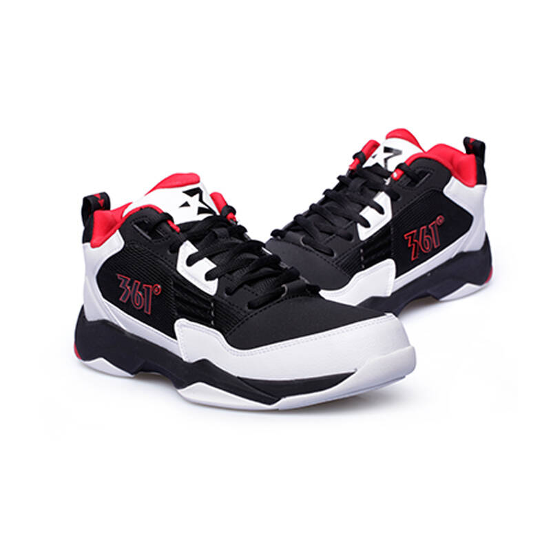 361度正品2014年秋季新款男子运动鞋马布里361篮球鞋 571431114 白/黑
