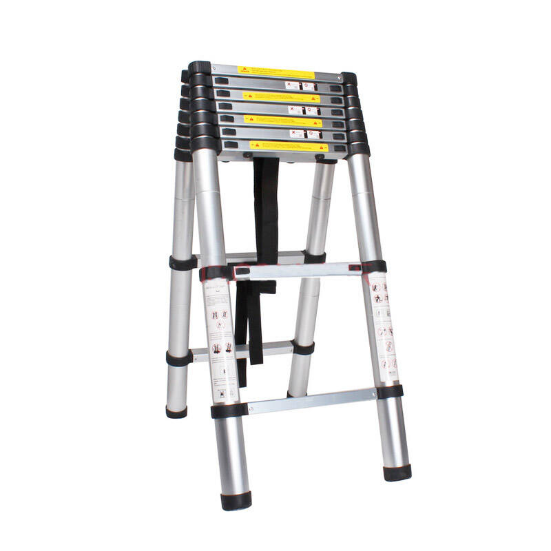 esapin梯子家用梯伸缩梯竹节梯铝合金折叠3.2/3.2米