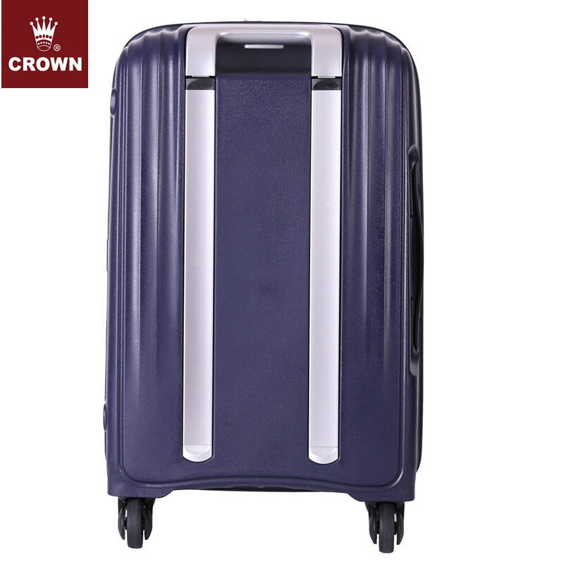 crown皇冠拉杆箱pp8/s-20寸登机箱-双层拉链 深蓝 20寸