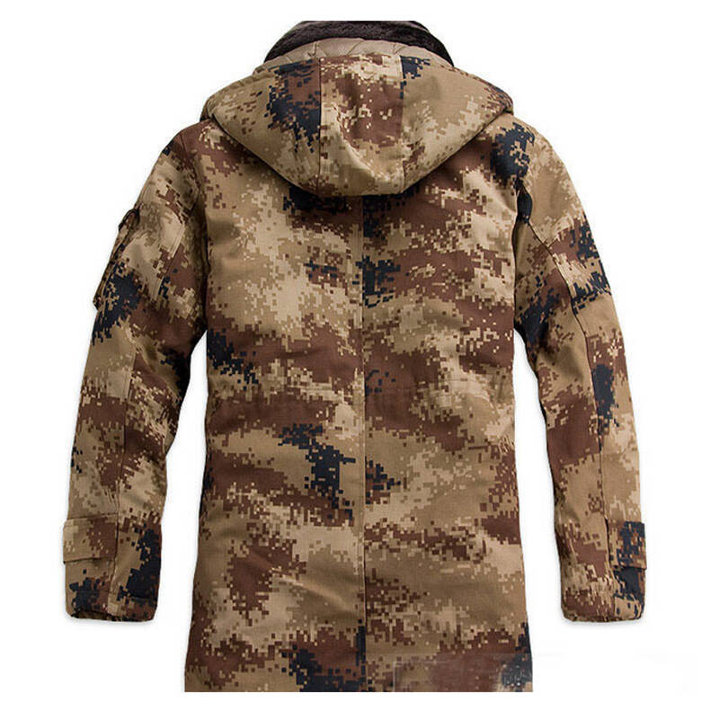 07式荒漠迷彩大衣新式作训大衣迷彩冬军大衣双层加厚保暖保安物业值班