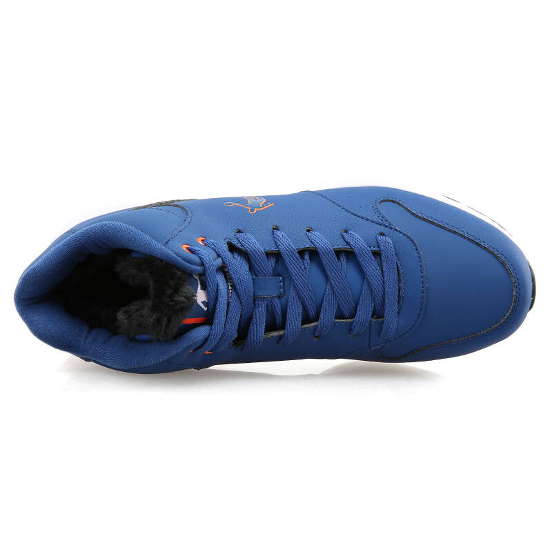 乔丹男鞋加绒男士冬季运动鞋 男款防滑加厚棉鞋旅游时尚休闲保暖鞋