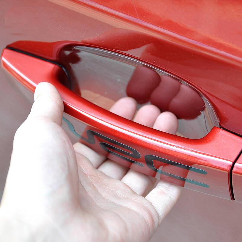 汽车门碗拉手保护膜 赠品无拍 通用 1件四片装 通用