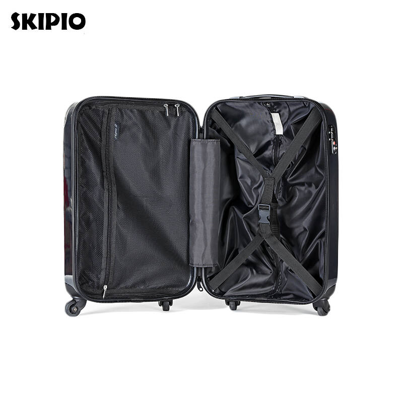 skipio日本品牌拉杆箱万向轮登机箱20寸abs pc拉杆箱 旅行箱超轻行李