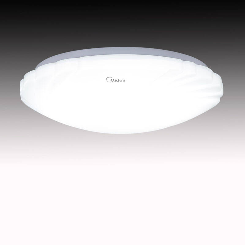 闪购自营 美的midea led吸顶灯12w 简约现代卧室书房灯