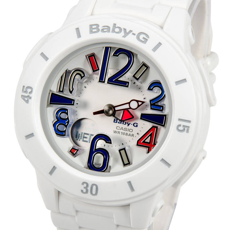 卡西歐(casio)女表baby-g霓虹炫彩時尚防水手錶 bga-170-7b2