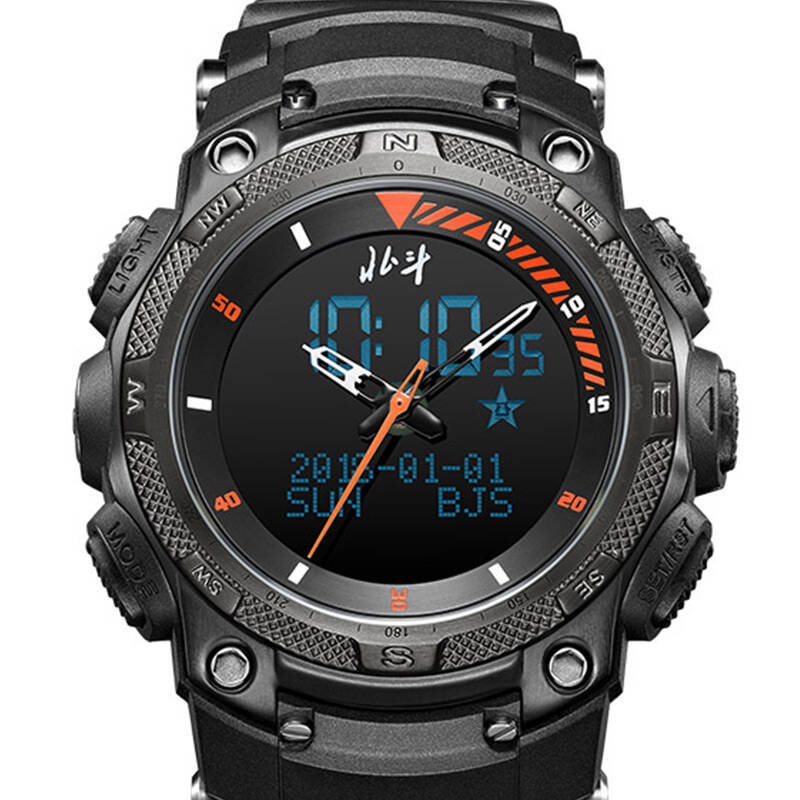 北斗(beidou)ta218-11 卫星军表 户外运动登山 卫星男款手表 卫星授时