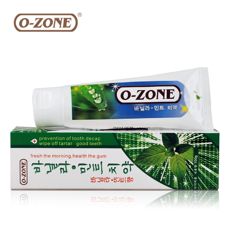 欧志姆/ozone 韩国进口牙膏100g 香草薄荷