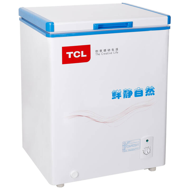 tcl bd/bc-106hqd 106升 冷藏冷冻卧式冷柜 冰柜 节能省电(白色)