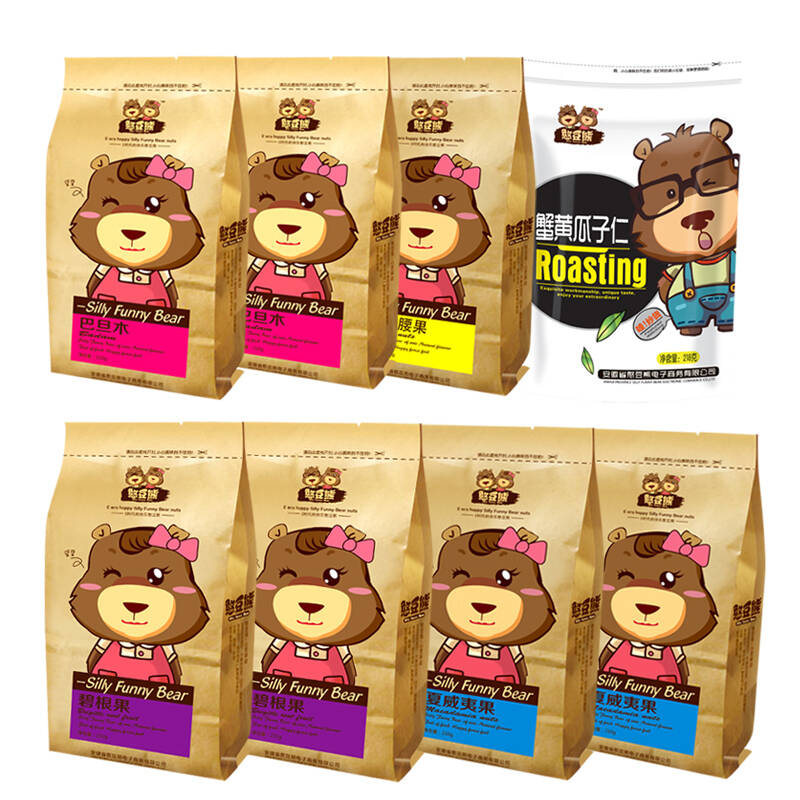 【京东超市】憨豆熊 坚果礼盒零食大礼包 干果礼盒送礼果然豪礼1664g