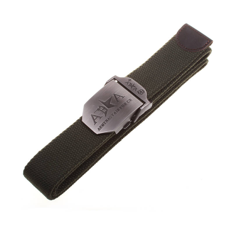 bonlex邦力士 军迷户外用品 男女休闲时尚帆布腰带 y05 双a 军绿条纹