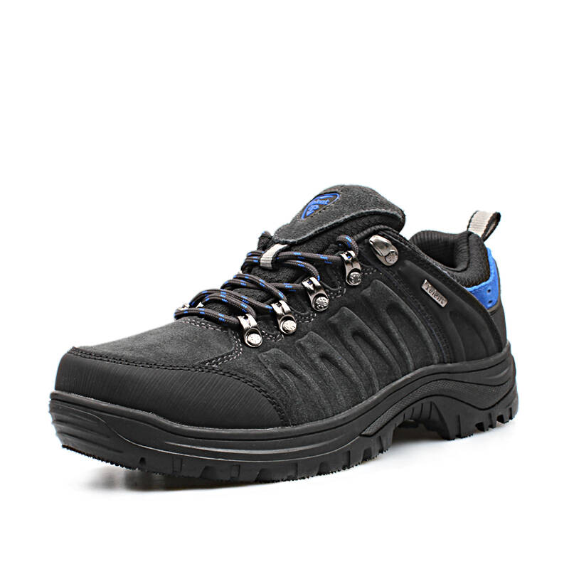 天伦天 telent户外鞋 男鞋防滑带钢爪徒步鞋 登山鞋1823229 灰色 42