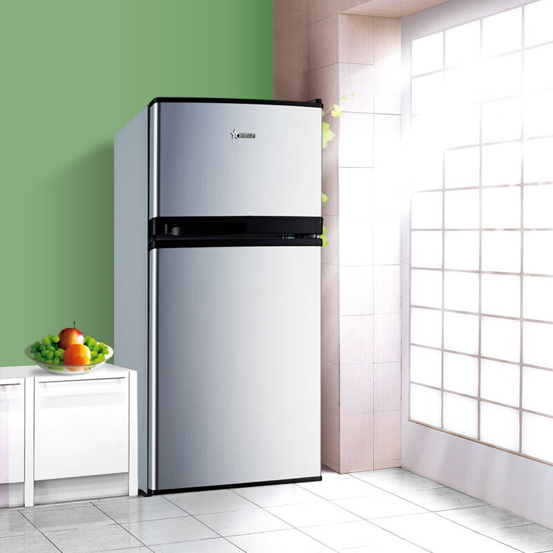 七星(seven stars)小冰箱双门双温电冰箱迷你 bcd-106dq【京东发货】