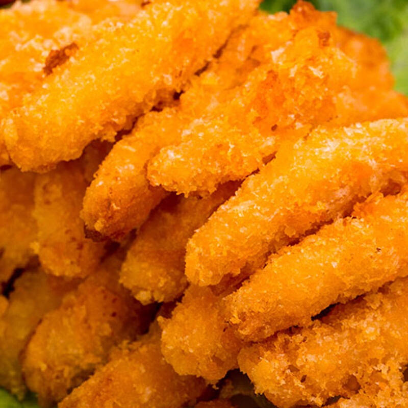 獐子岛 大连特产 花枝鲜鱿棒300g 裹粉油炸鱿鱼棒 速食儿童食品