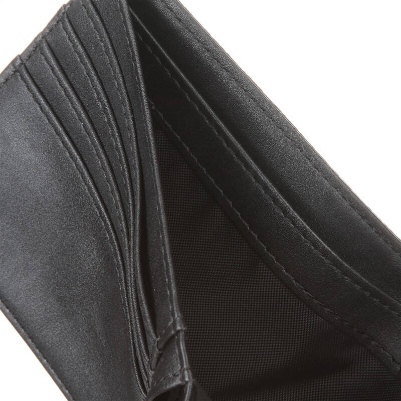 阿玛尼(armanijeans)男士黑色pvc短款钱夹06v2ej412