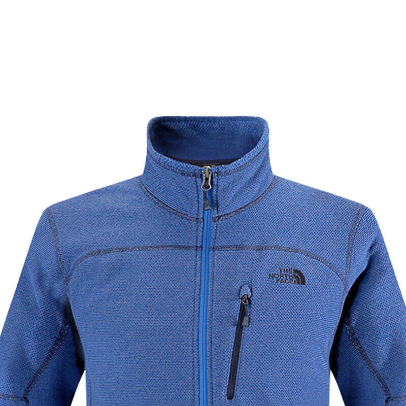 the north face/北面 男式保暖透气抓绒上衣 cr37 蓝色 l