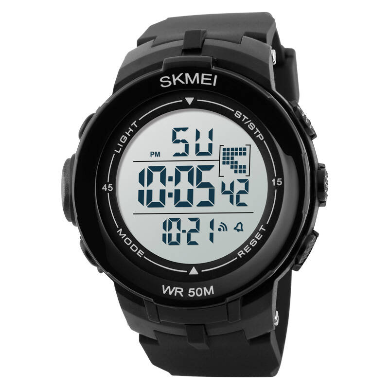 时刻美(skmei)男士电子表防水运动手表多功能夜光男款腕表户外跑步