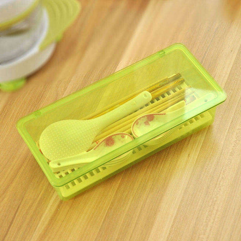 友纳(youna)wph1412 糖果色塑料筷子盒 粉色