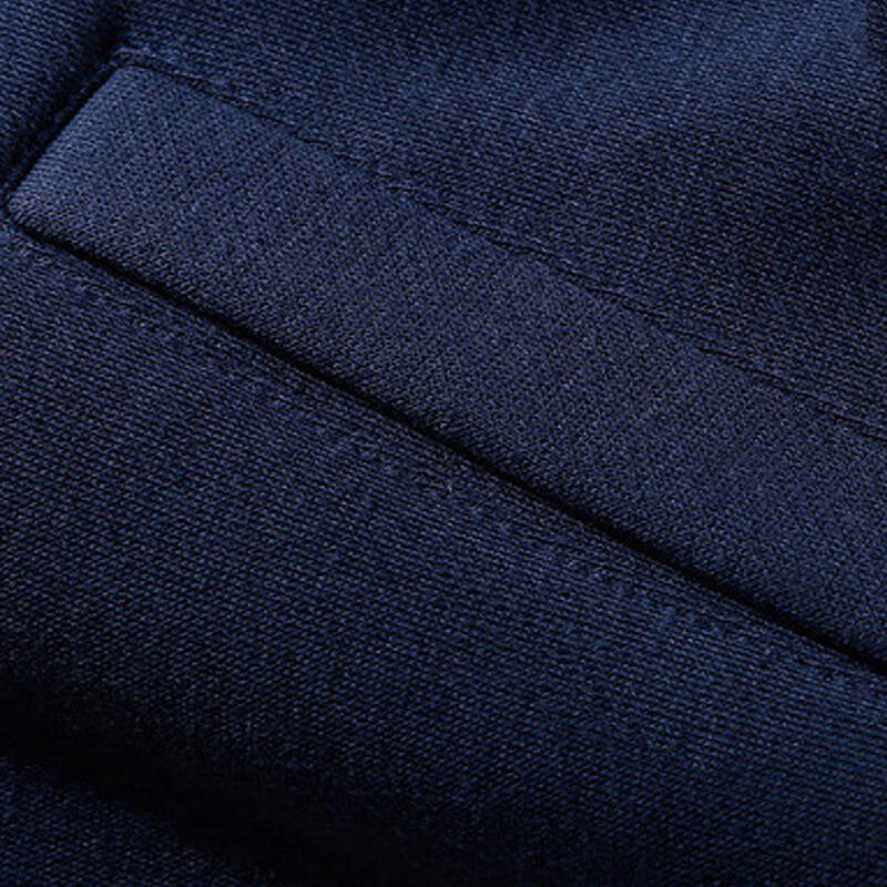 拓森卡2016春装新款男士韩版时尚修身休闲卫衣运动套装 藏青色 5xl